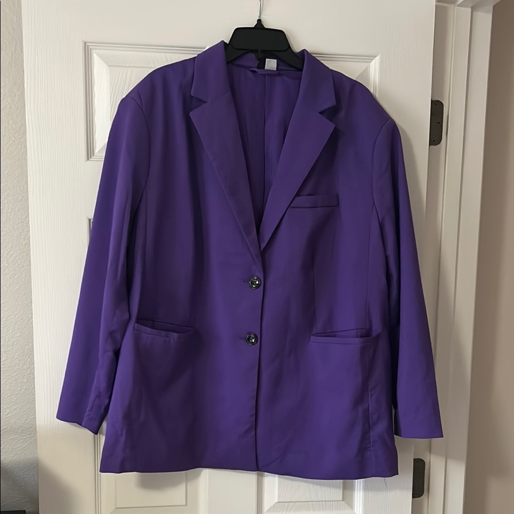 Women's Purple Blazer